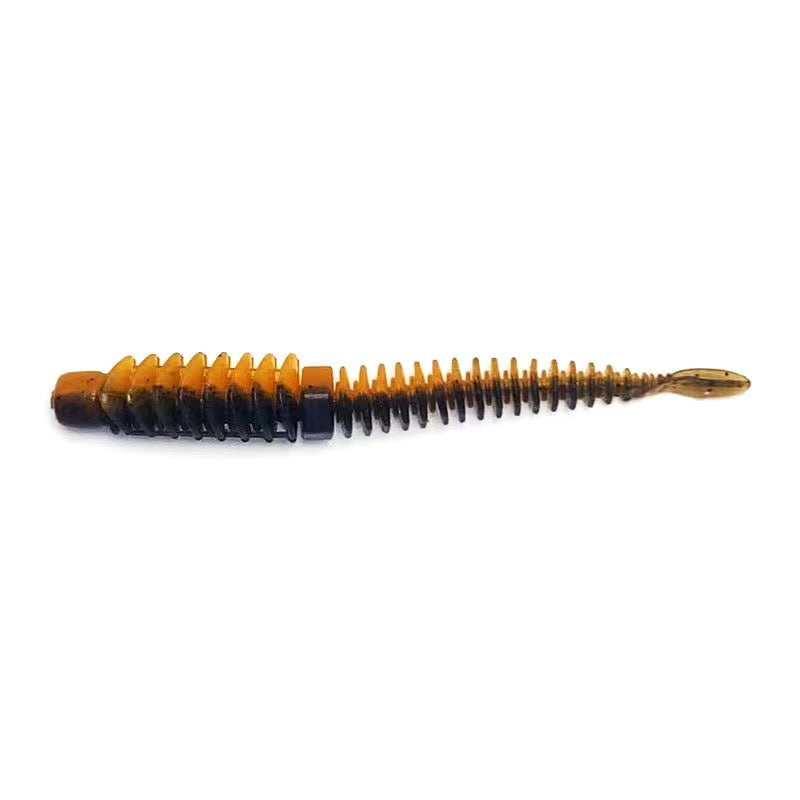 Floating Water Worms for Bass Fishing 8cm/1.6g 10pcs KIRA Fishing