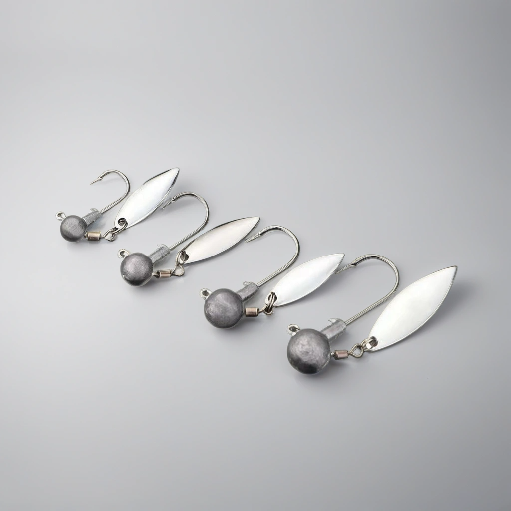 Sparkle Spinner Jig Head 10pcs