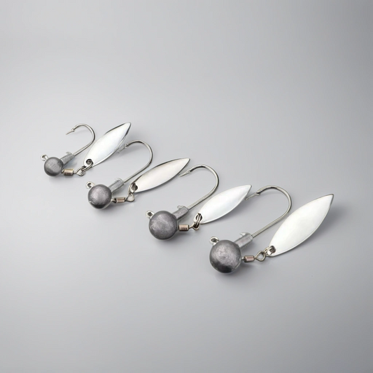 Sparkle Spinner Jig Head 10pcs