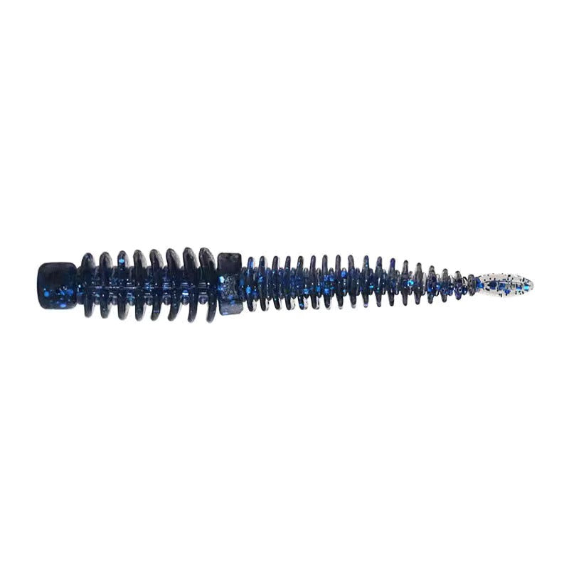 Floating Water Worms for Bass Fishing 8cm/1.6g 10pcs KIRA Fishing