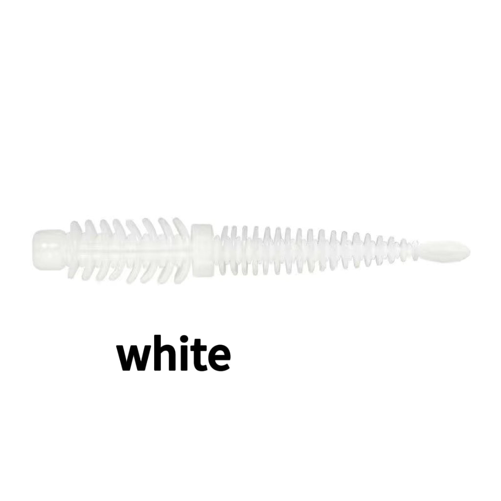 Floating Water Worms for Bass Fishing 8cm/1.6g 10pcs KIRA Fishing