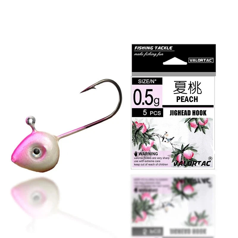 Peachy Pink JigHead 5pcs