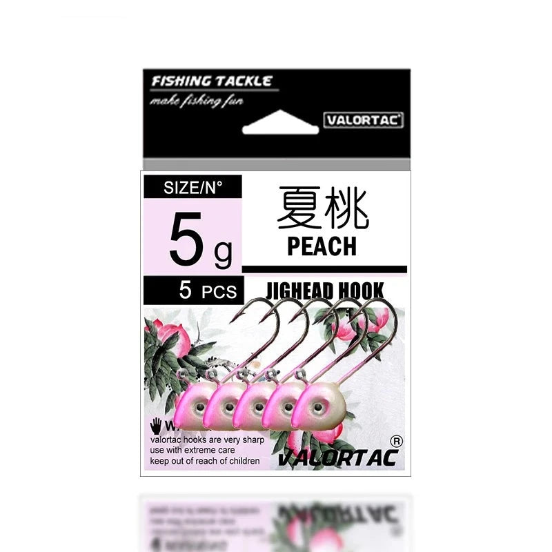 Peachy Pink JigHead 5pcs