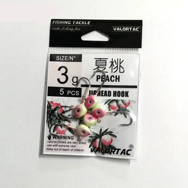 Peachy Pink JigHead 5pcs