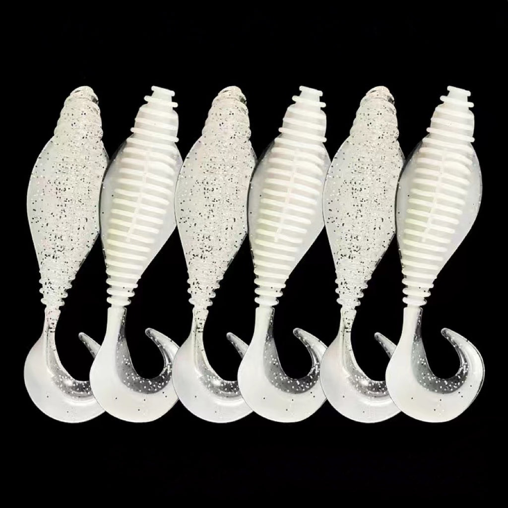 路亚饵螺丝软饵卷尾飞蛹8cm4.5g/10.5cm8g路亚假饵鲈鱼翘嘴黑鱼饵 KIRA Fishing