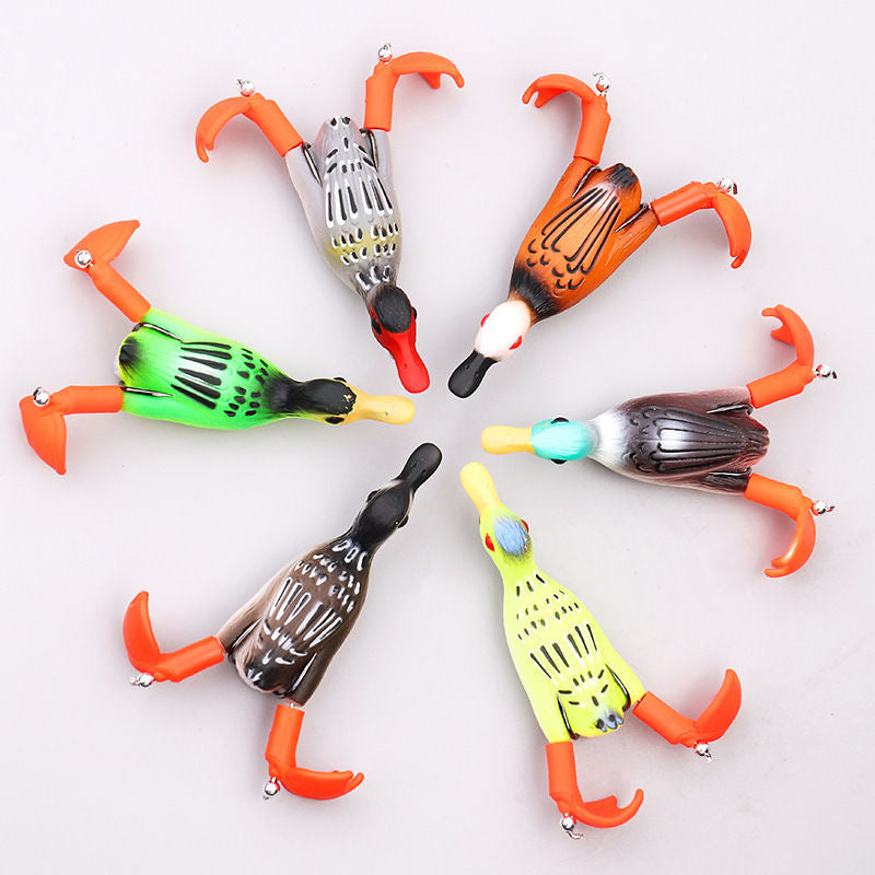 Topwater Soft Hollow Body Duckling Weedless 11cm/19g KIRA Fishing