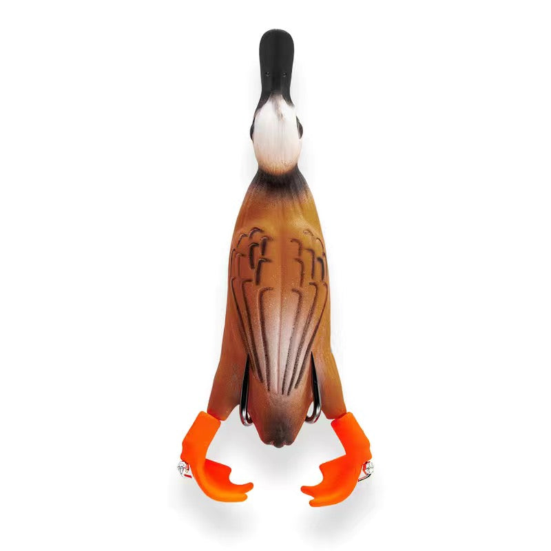 Topwater Soft Hollow Body Duckling Weedless 11cm/19g KIRA Fishing