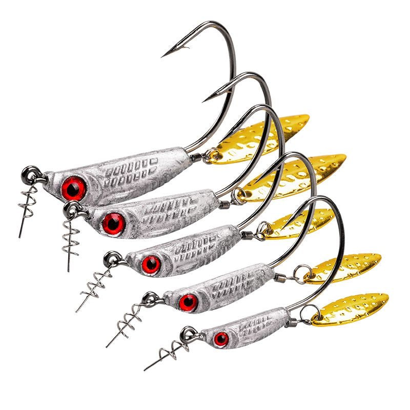 Jig Head Crank Hook 5pcs