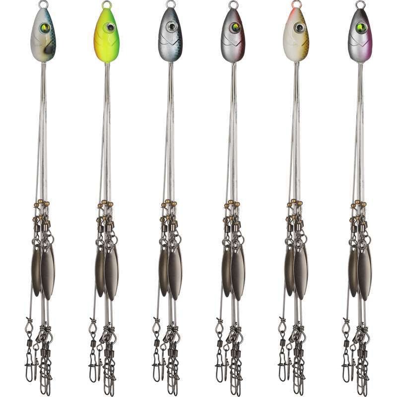 5-Wire Alabama rig for bass fishing 4-Blade/8-Blade 17g/22g KIRA Fishing