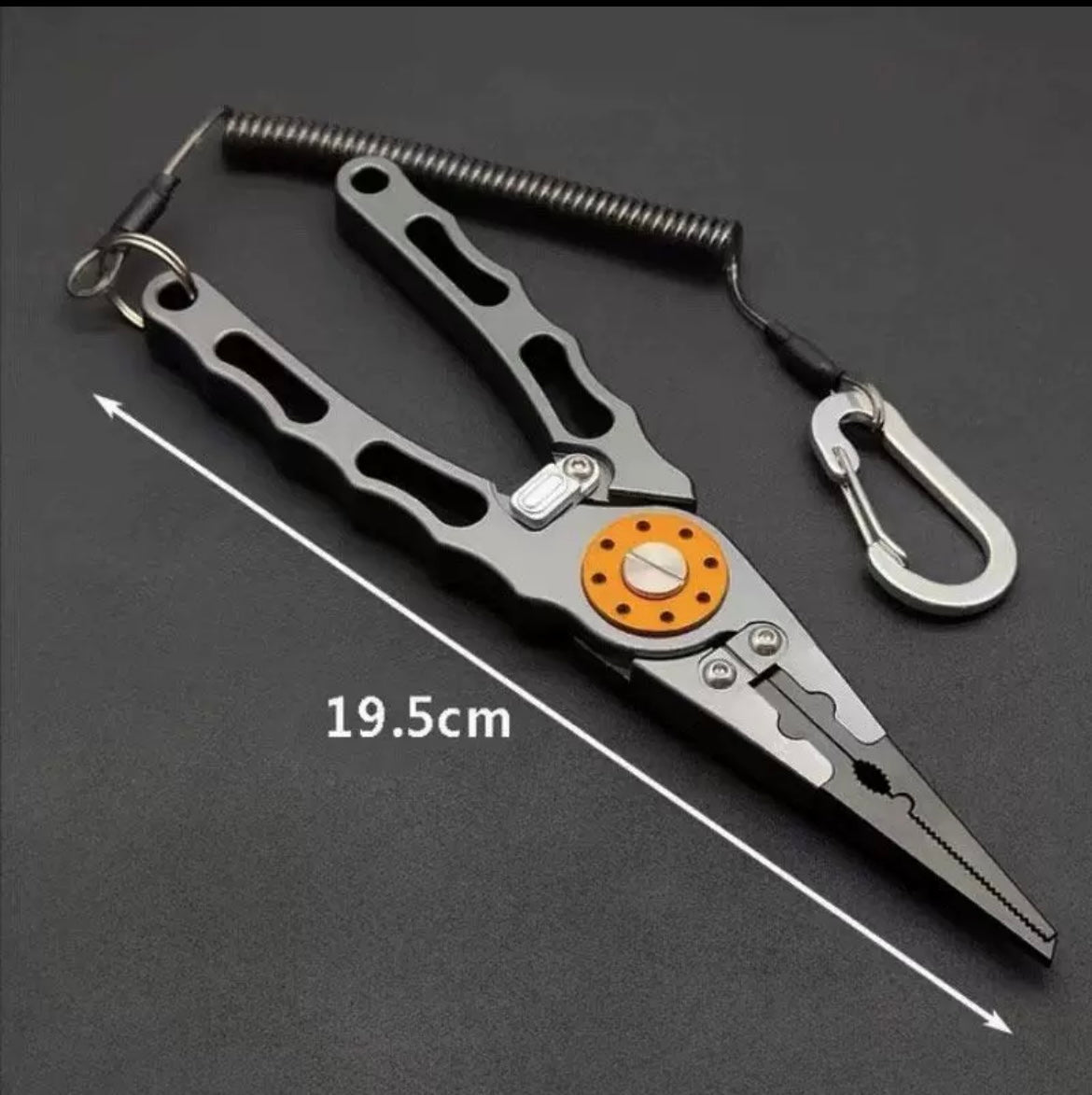 Aluminum Alloy Locking Plier-Send with pliers set &wire core lose hand rope - KIRA Fishing