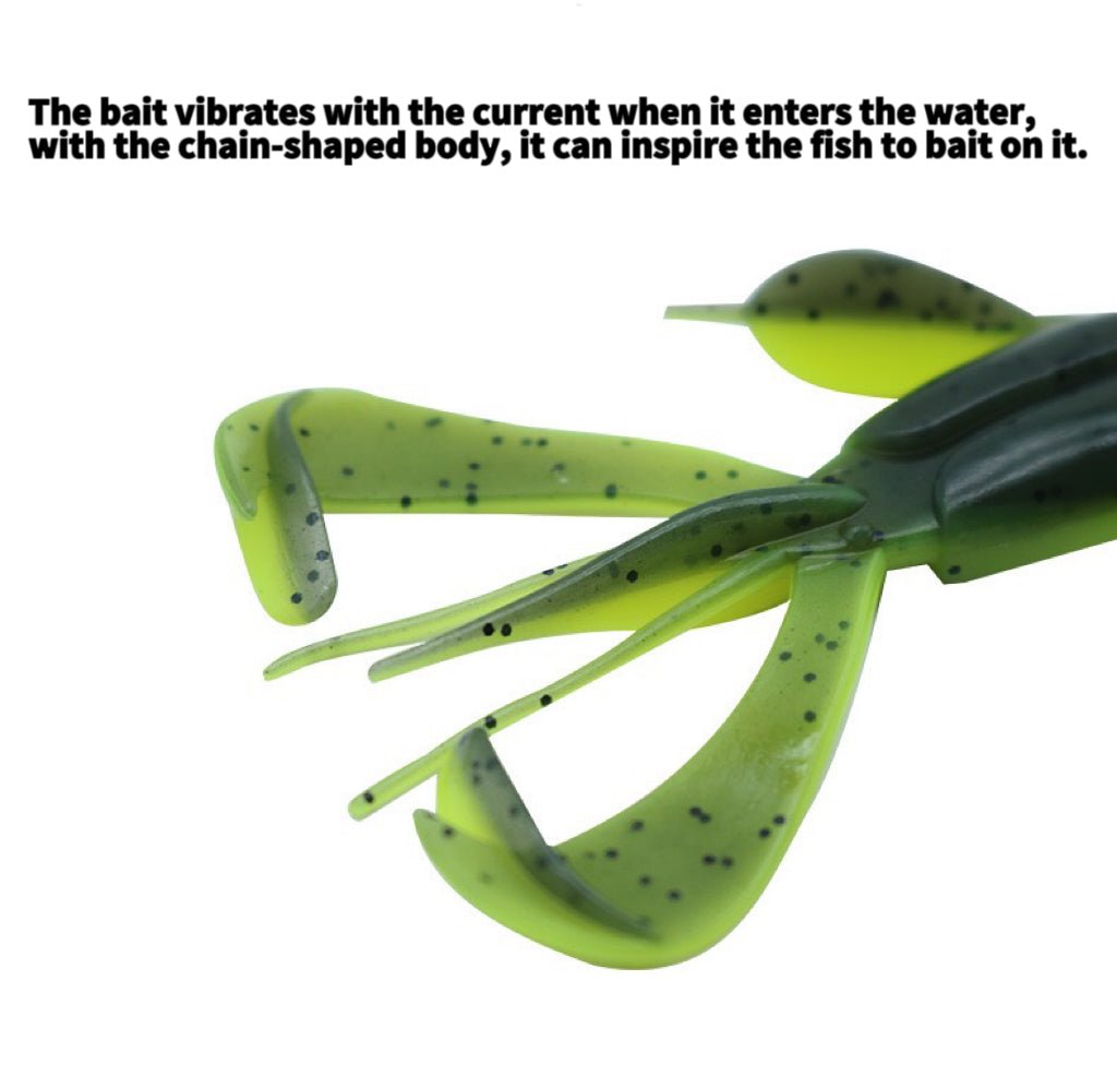 Crawfish Soft Lure Bait Wacky Worms 101mm/10.4g 3pcs - KIRA Fishing