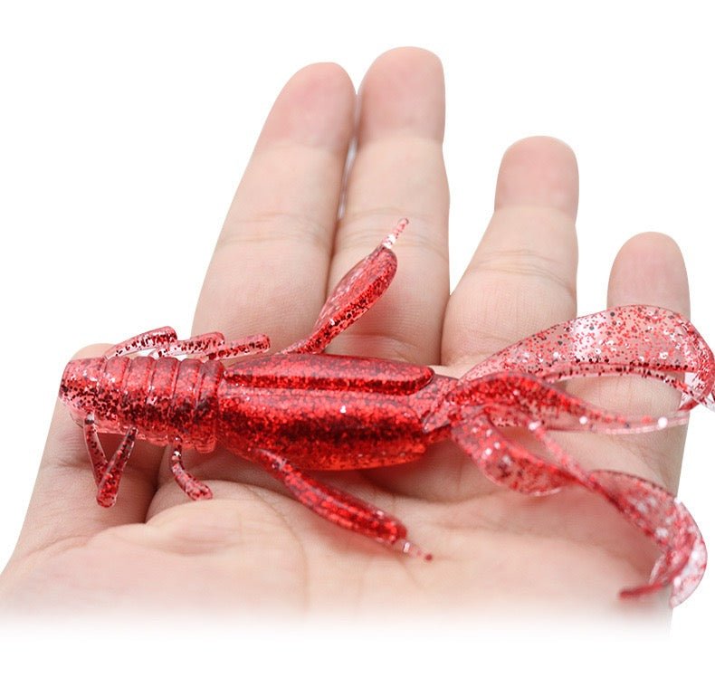 Crawfish Soft Lure Bait Wacky Worms 101mm/10.4g 3pcs - KIRA Fishing