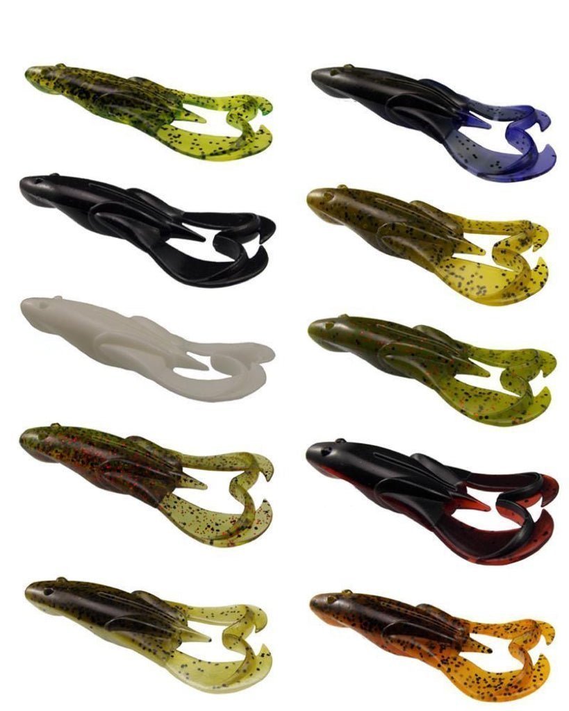 KIRA Soft Body Toads 6pcs - KIRA Fishing