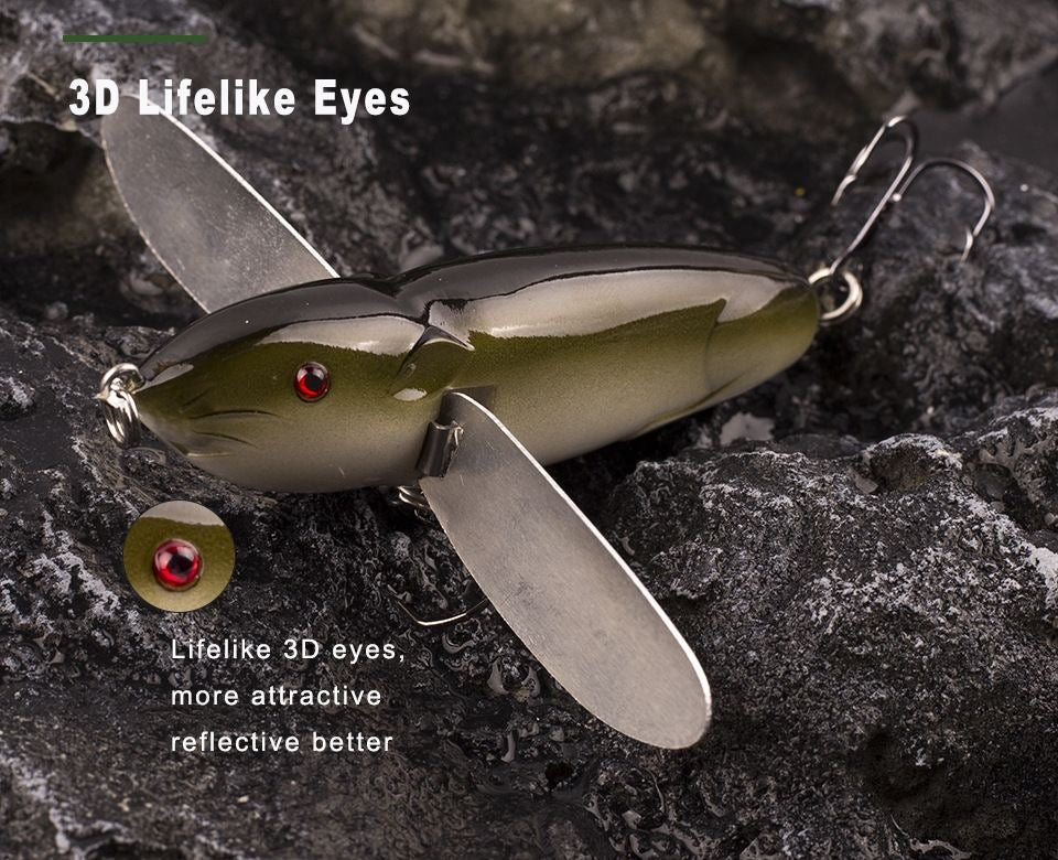 KIRA Ultimate Winged Rat Topwater Lure 8cm/18g - KIRA Fishing