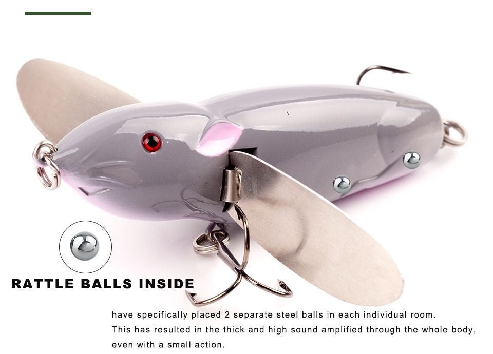 KIRA Ultimate Winged Rat Topwater Lure 8cm/18g - KIRA Fishing