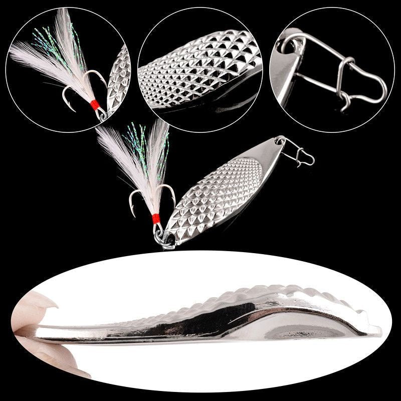 Metal Vib Spinners Spoon Lures 3g-20g 5pcs/10 pcs - KIRA Fishing