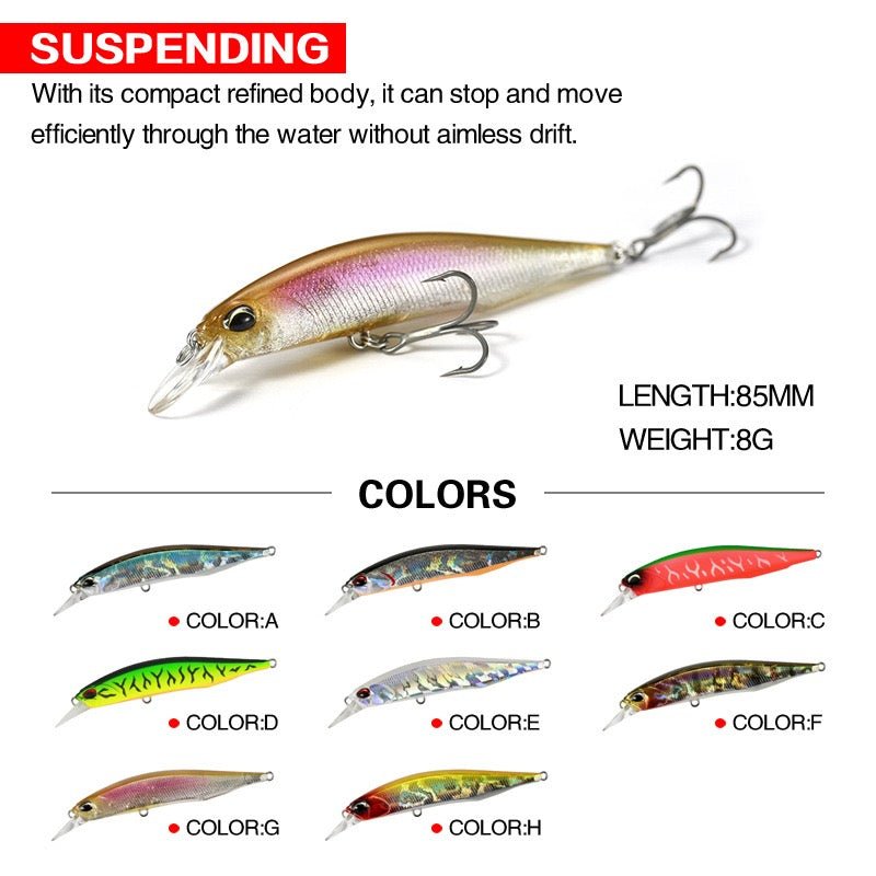 Minnow Floating Jerkbait - KIRA Fishing