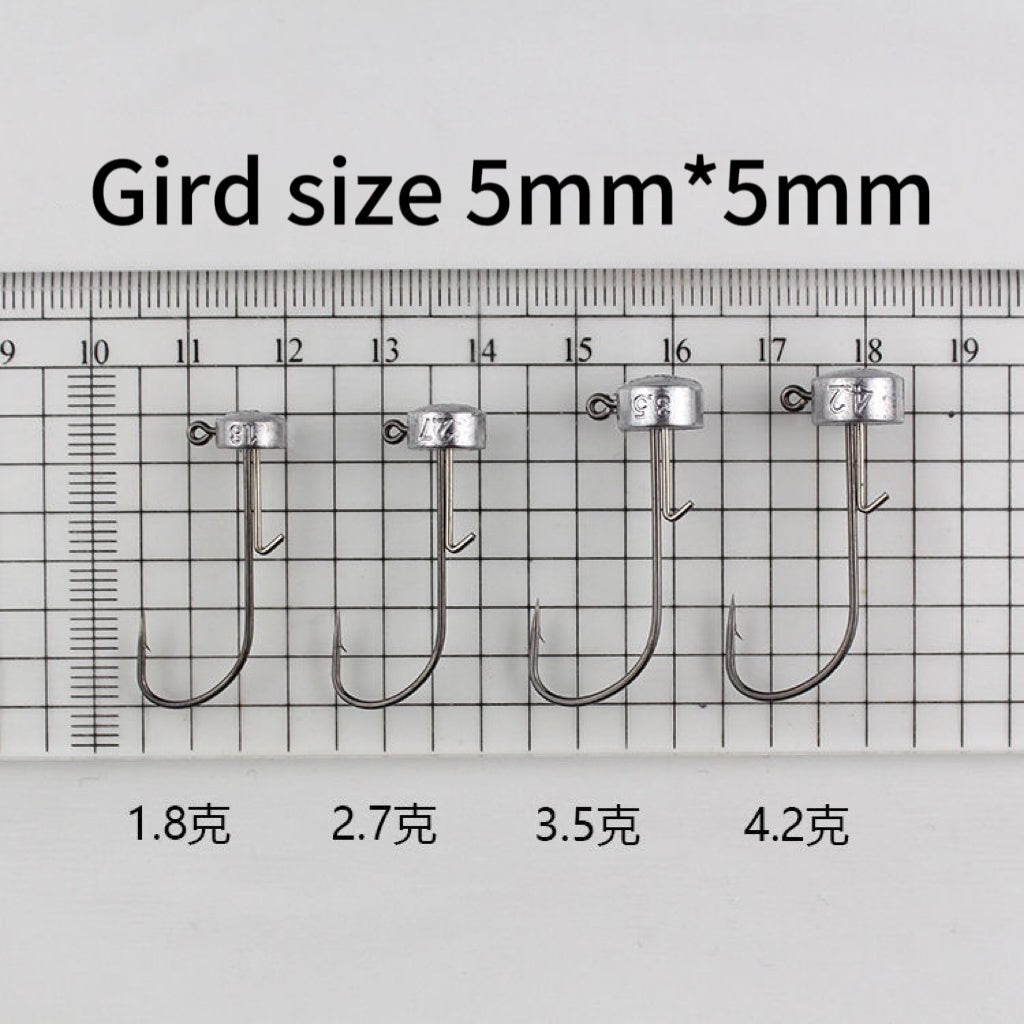 Ned Rig Hooks 1.8g-4.2g 5pcs/10pcs - KIRA Fishing