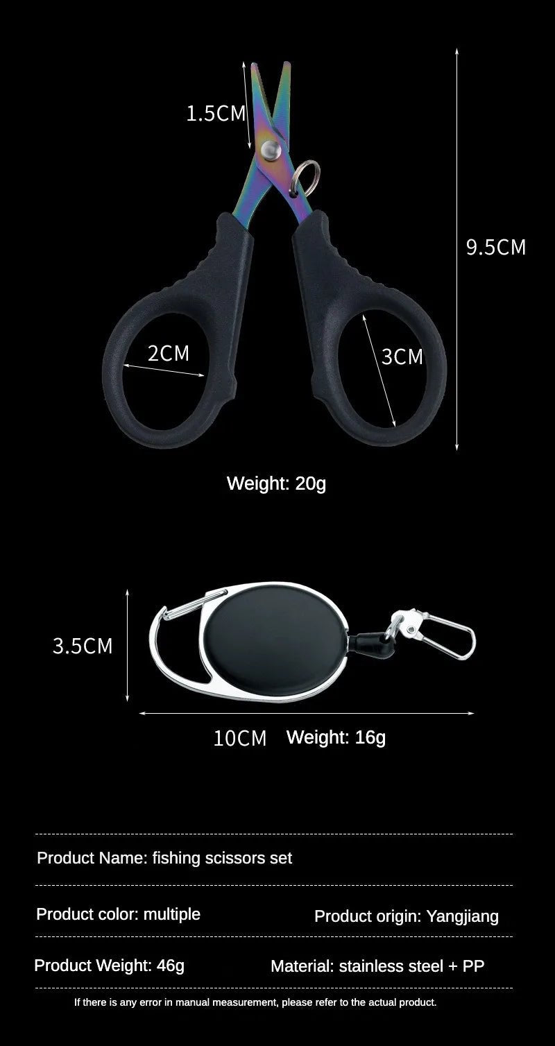 PE Braided Line Fishing Scissors Set - KIRA Fishing