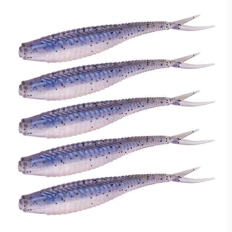 Soft Jerkbaits 70mm/8g 10pcs - KIRA Fishing