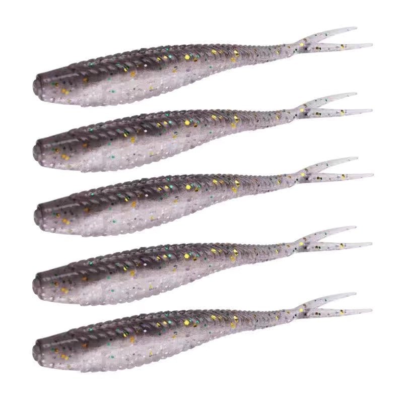 Soft Jerkbaits 70mm/8g 10pcs - KIRA Fishing