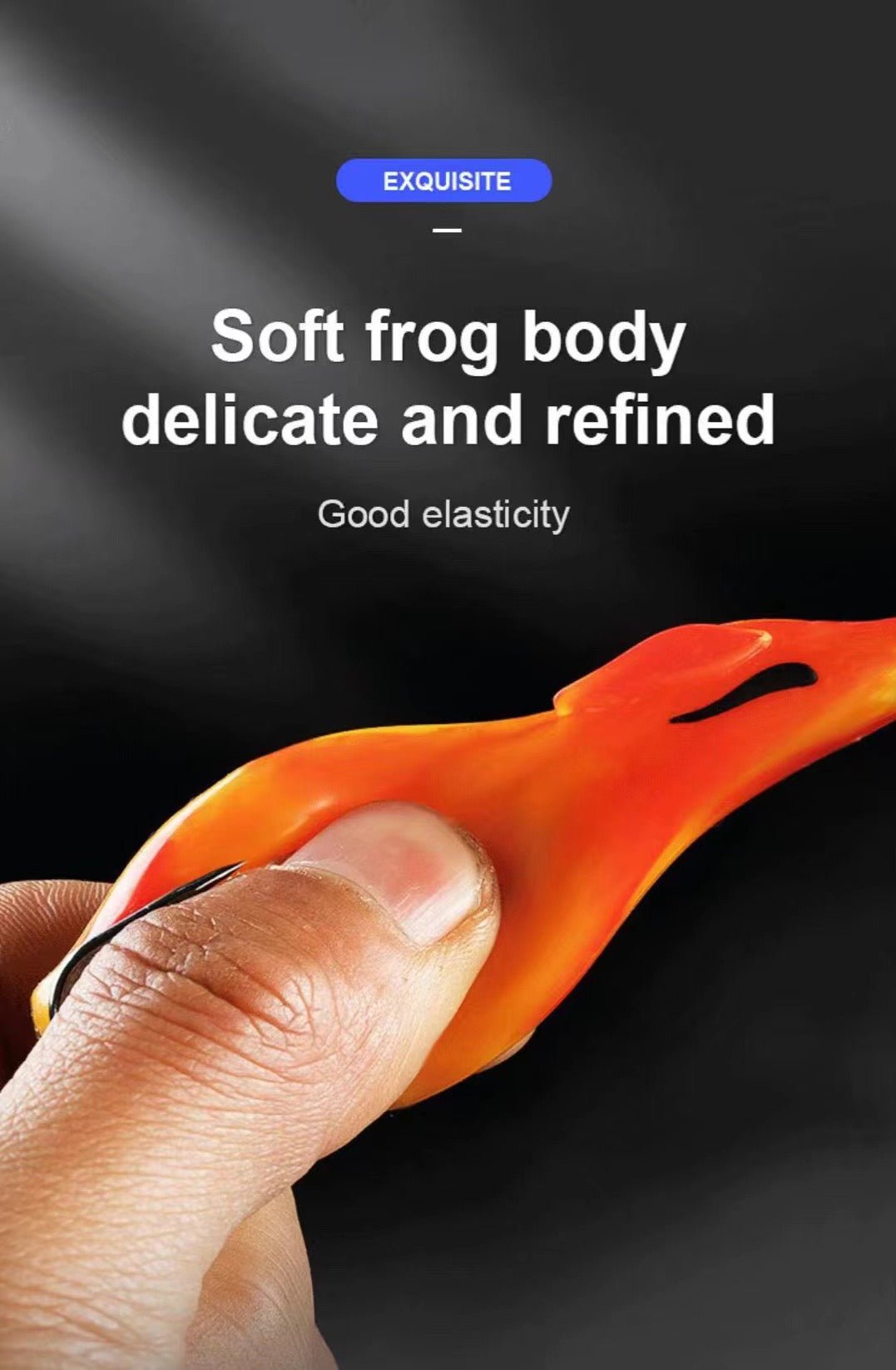 Topwater Demon Frog Soft Fishing Lure 15g/8.5cm - KIRA Fishing