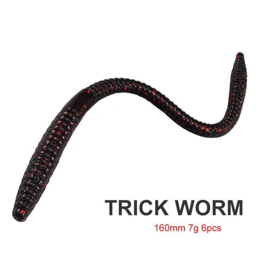 Trick Worm Soft Lures 6g/95mm 6pcs - KIRA Fishing