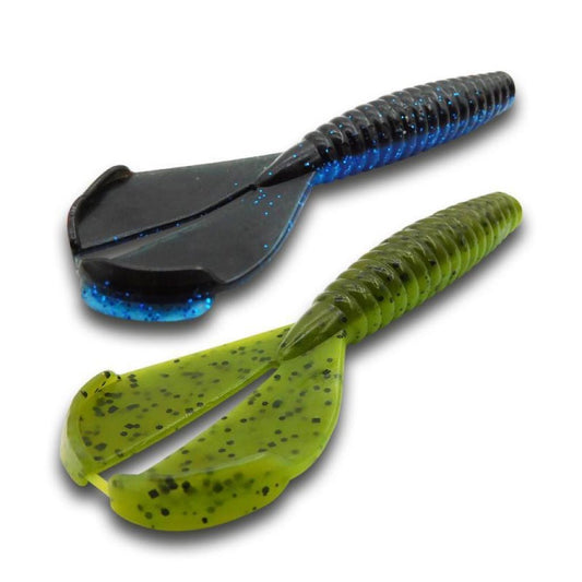 Twin Tail Menace Grub 6.4g/9cm 8pcs - KIRA Fishing