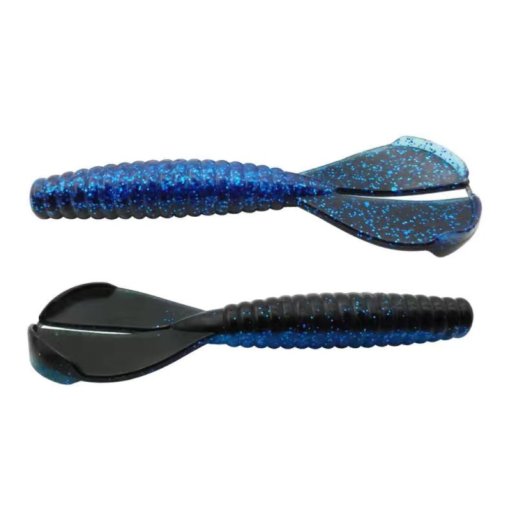 Twin Tail Menace Grub 6.4g/9cm 8pcs - KIRA Fishing