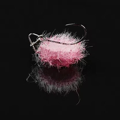 Fluffy Button Flies For Fly Fishing-Trout flies 1.4cm/1.3g KIRA Fishing