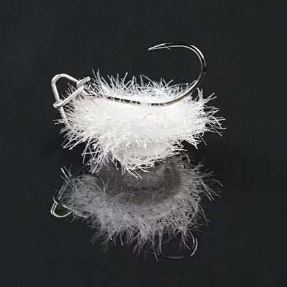 Fluffy Button Flies For Fly Fishing-Trout flies 1.4cm/1.3g KIRA Fishing